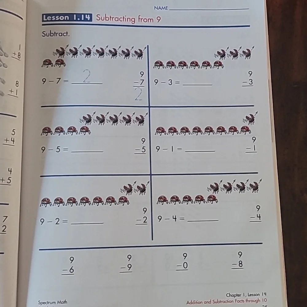 Book Spectrum Math 1 grade - Picture 8 of 16